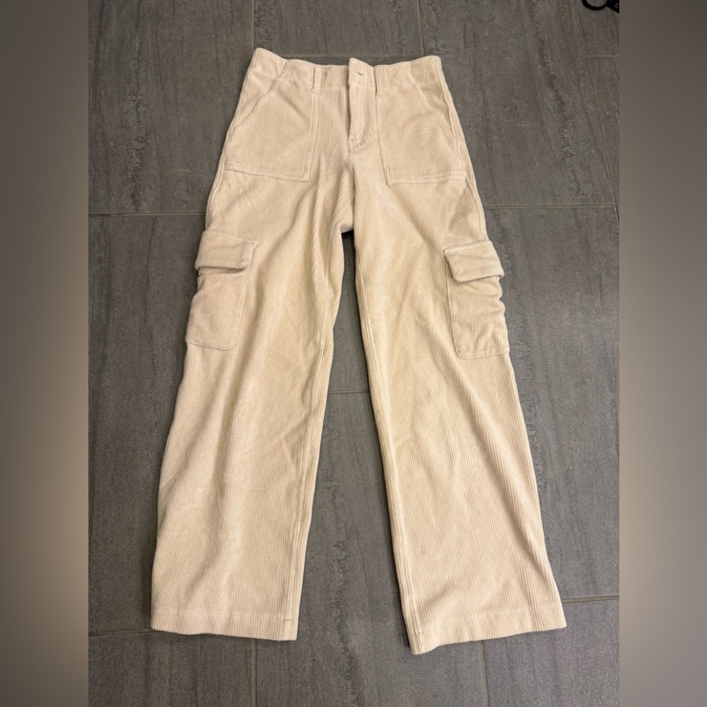Abercrombie kids cord wide leg pants